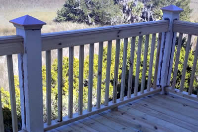 Wood Handrail Installation